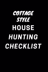 Cottage Style House Hunting Checklist