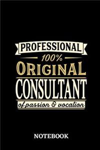 Professional Original Consultant Notebook of Passion and Vocation