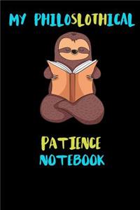 My Philoslothical Patience Notebook