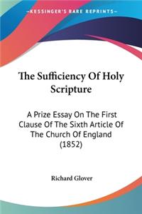 Sufficiency Of Holy Scripture