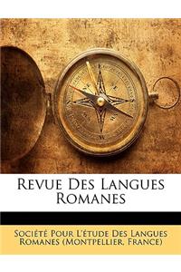 Revue Des Langues Romanes