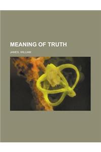 Meaning of Truth