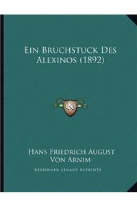 Ein Bruchstuck Des Alexinos (1892)