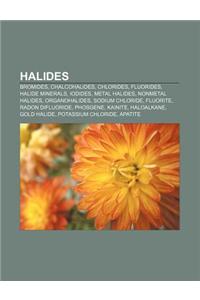 Halides: Bromides, Chalcohalides, Chlorides, Fluorides, Halide Minerals, Iodides, Metal Halides, Nonmetal Halides, Organohalide