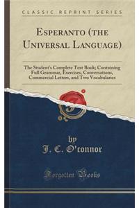 Esperanto (the Universal Language)