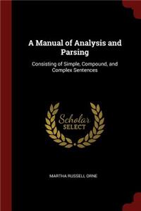 Manual of Analysis and Parsing