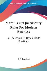 Marquis Of Queensbury Rules For Modern Business