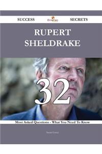 Rupert Sheldrake 32 Success Secrets: 32 ...