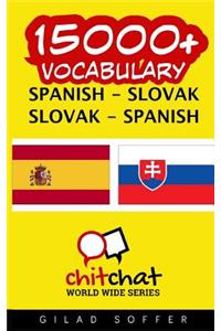 15000+ Spanish - Slovak Slovak - Spanish Vocabulary