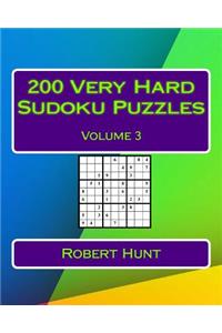 200 Very Hard Sudoku Puzzles Volume 3