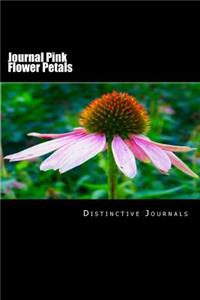 Journal Pink Flower Petals
