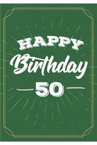 Happy Birthday 50