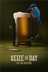 Seize the Day Dot Grid Notebook