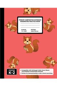 Primary Composition Notebook Handwriting Practice Paper