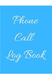 Phone Call Log Book