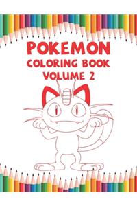 Pokemon Coloring Book Volume 2