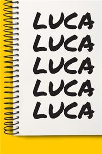 Name LUCA A beautiful personalized