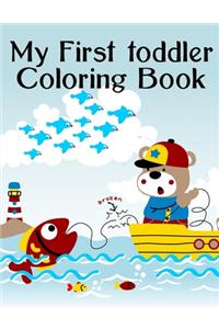 My First Toddler Coloring Book