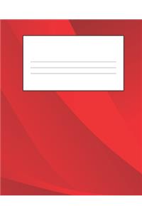 Red Composition Notebook