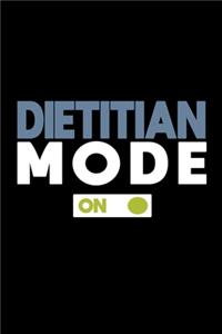 Dietitian mode