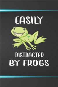 Easily Distracted By Frogs Notebook Journal