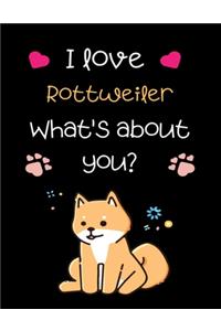 I love Rottweiler, What's about you?