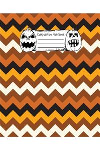 Abstract Halloween Pattern Volume 20 College Ruled Journal