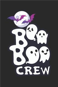 Boo Boo Crew: Halloween blank journal pages for all horror fans - 120 pages for vampires, ghouls, witches and zombies - 6x9" inches