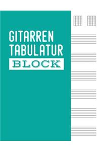 Gitarren Tabulatur Block