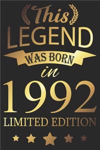 This Legend Was Born In 1992