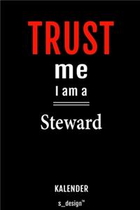 Kalender für Stewards / Steward / Flugbegleiter / Flugbegleiterin