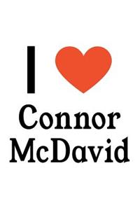 I Love Connor McDavid: Connor McDavid Designer Notebook