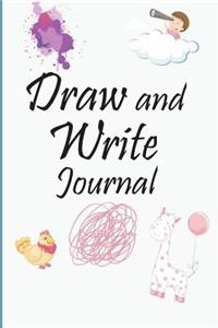 Draw and Write Journal - Cute Writing & Drawing Journal For Kids (Drawing Box and Lined Paper on Page)