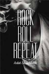 Rock Roll Repeat Artist Sketchbook