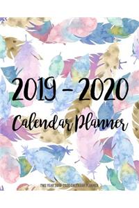 Two Year 2019-2020 Calendar Planner