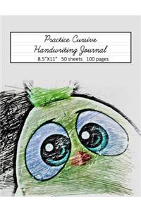 Practice Cursive Handwriting Journal