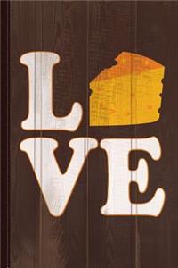 Cheese Is Love Journal Notebook