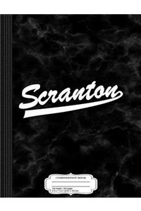 Retro Scranton Pennsylvania Composition Notebook