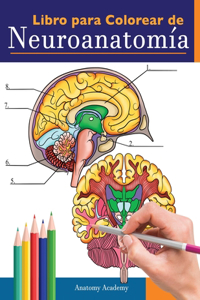 Libro para colorear de neuroanatomía