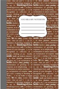 Vocabulary Notebook