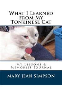 What I Learned from My Tonkinese Cat