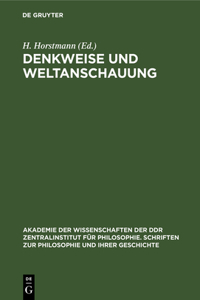 Denkweise Und Weltanschauung