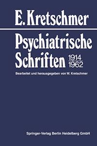 Psychiatrische Schriften 1914-1962