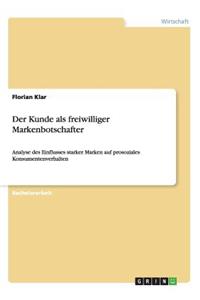 Der Kunde als freiwilliger Markenbotschafter