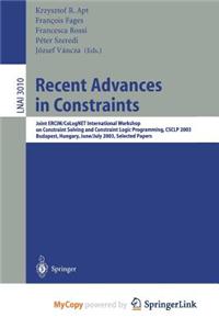 Recent Advances in Constraints