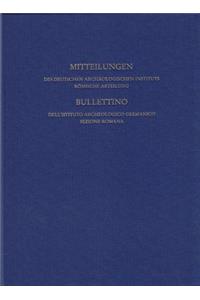 Mitteilungen Des Deutschen Archaologischen Instituts, Romische Abteilung