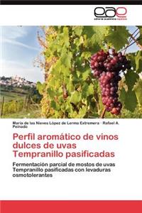 Perfil aromático de vinos dulces de uvas Tempranillo pasificadas