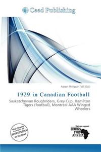 1929 in Canadian Football