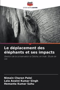 déplacement des éléphants et ses impacts