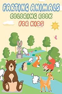 Farting Animals Coloring Book for Kids
